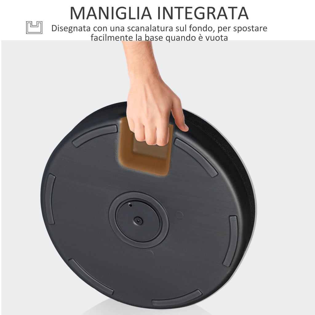 Base per Ombrellone da Giardino ¨C zephmum ¨C HDPE Nero