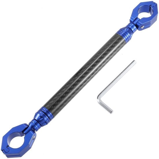 Stang per Sterzo Universale 22mm - Lega di Alluminio - Duraturo - Resistente alla Corrosione - Sterzo Rafforzato - Riduzione Vibrazioni - Stanghetto per Sterzo