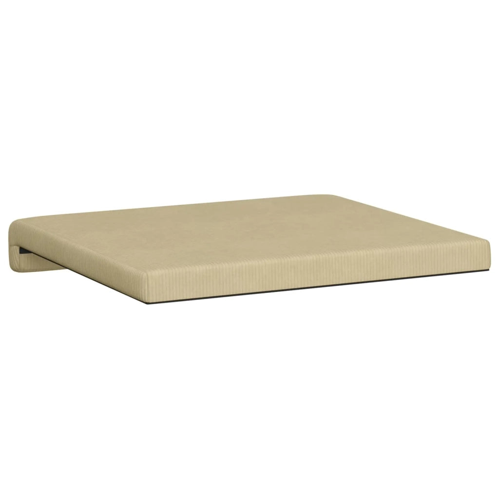 Cuscino per panchina 4 pcs corduroy Grigio Verde 42043139