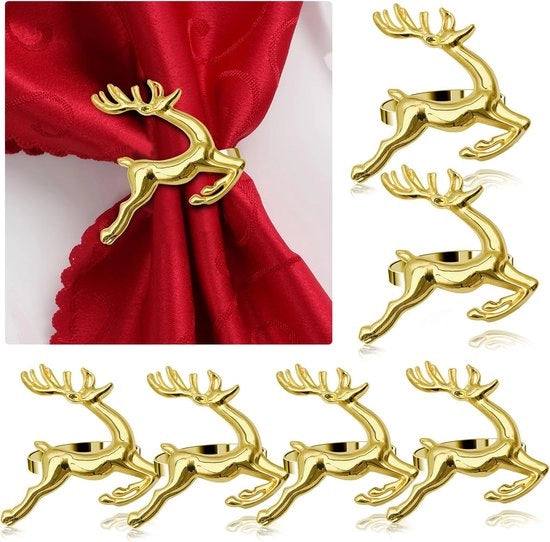 Servizi per la tavola in metallo a forma di foglie d'oro per 6 pezzi, ideali per matrimonio, festa di compleanno, cena di gala e decorazione della tavola.