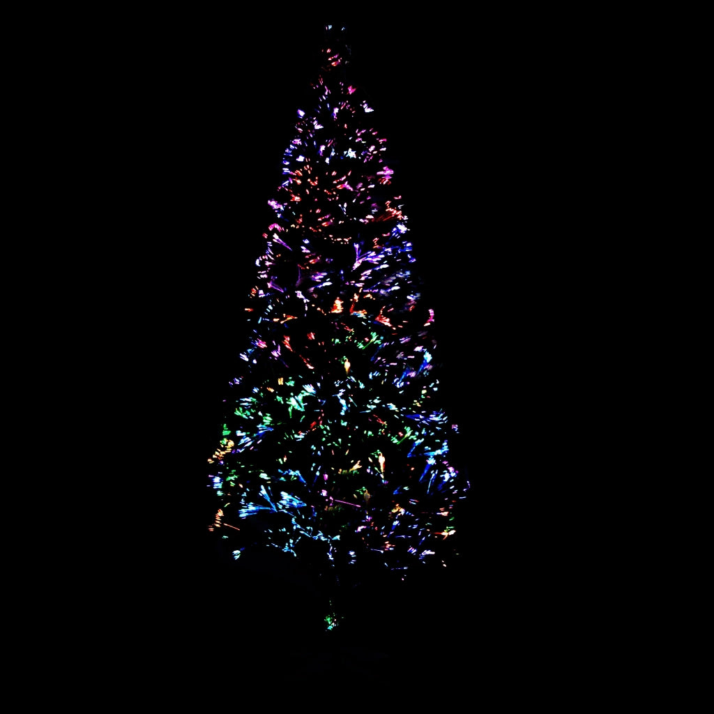 Albero di Natale con Supporto-Luci decorative natalizie Verde 180 cm in Fibra Ottica