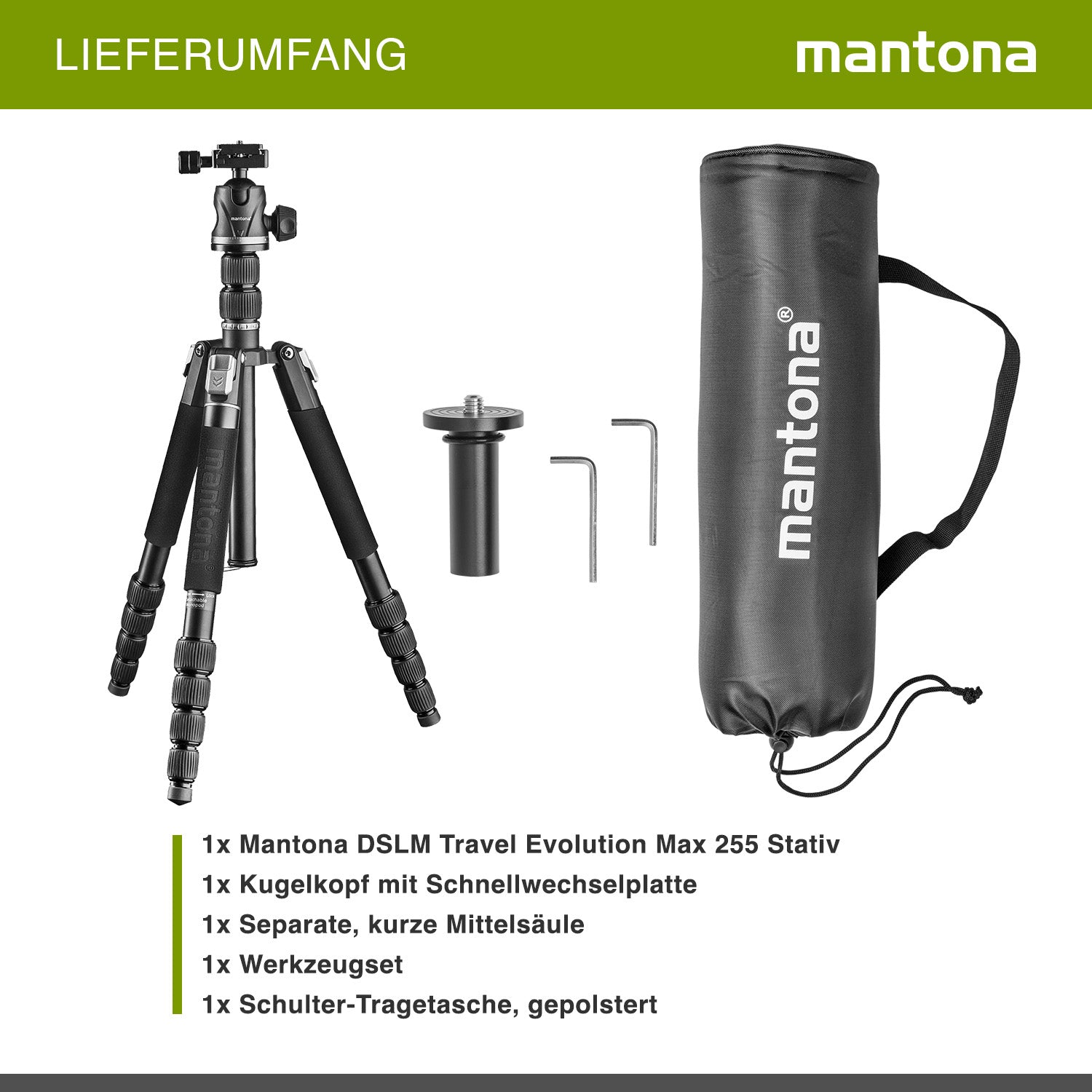 Mantona DSLM Travel Evolution Max 2552-RA