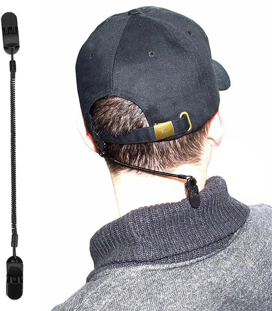 Set di Clip per Capelli - 3 pezzi - Fermo Capelli con Cerniera a Coccodrillo - Cavo Spiralizzabile - Ripiegabile - Lunghezza Massima di Trasporto 38 cm - Clip per Capelli