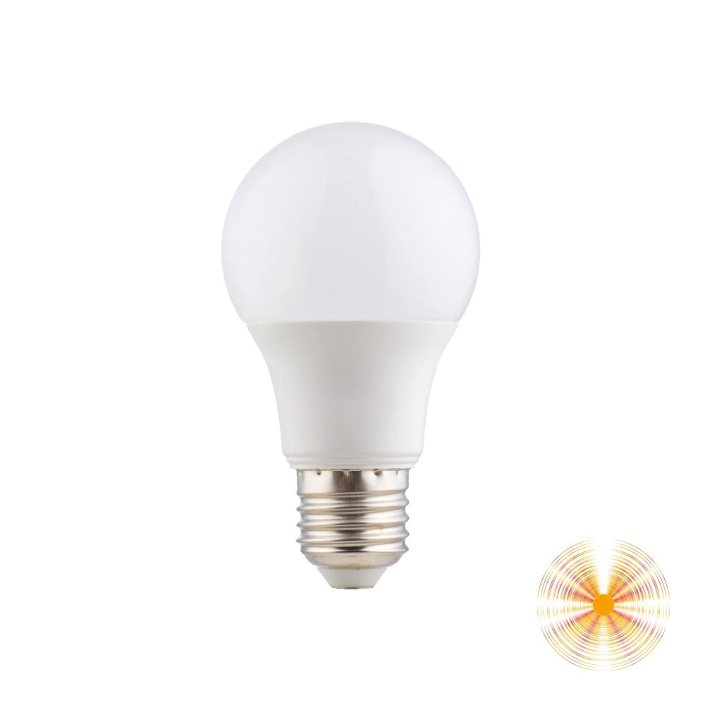 LAMPADINA LED SENSOR A60 E27 3000K7W 629LM.