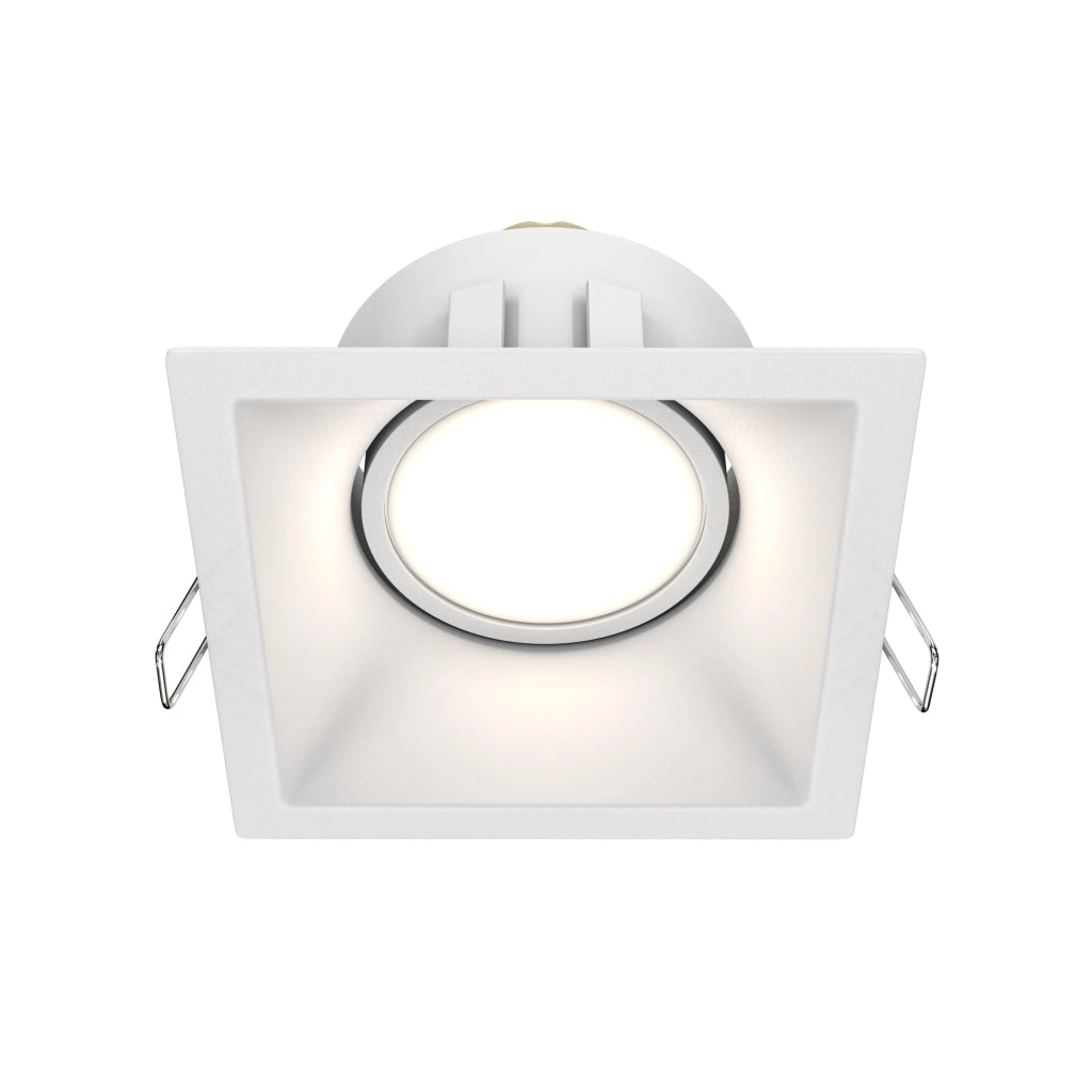 Maytoni faretto incasso DOT quadrato bianco GU10 DL029-2-01W