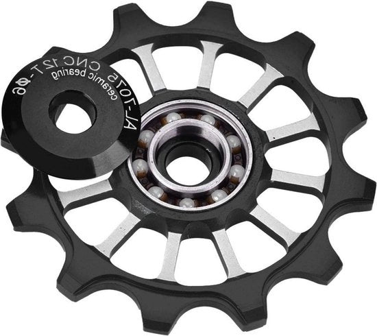 Derailleur a bicicletta - meccanismo a denti 12T ceramico - contenuto necessario.