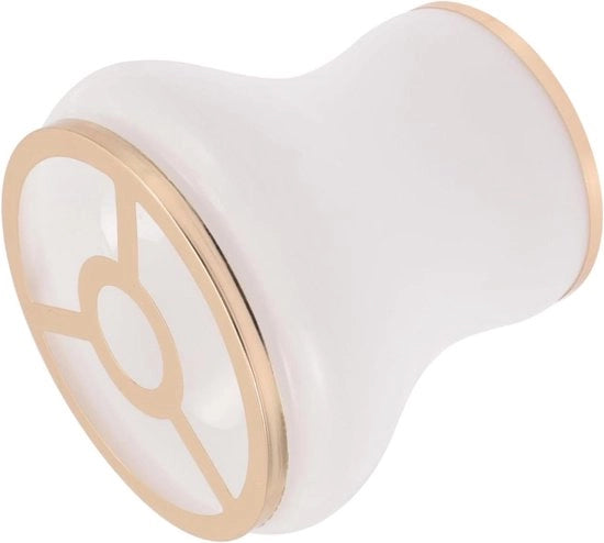 Lampadario da soffitto in vetro Binnen Glas per lampada da tavolo E14, colore bianco.