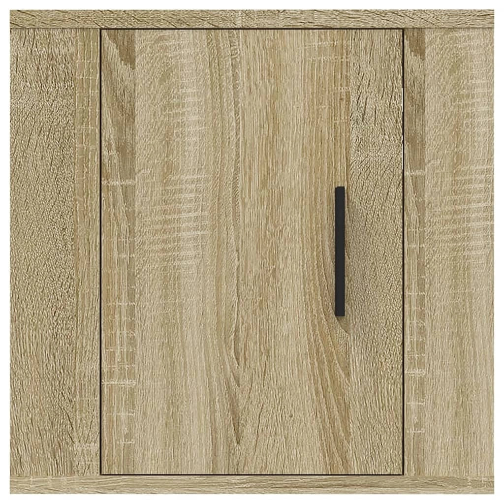 Mobile TV multimediale da parete mensola TV credenza TV per sala da pranzo soggiorno camera da letto 2 pezzi rovere Sonoma 40 x 34,5 x 40 cm marrone 02_0028994