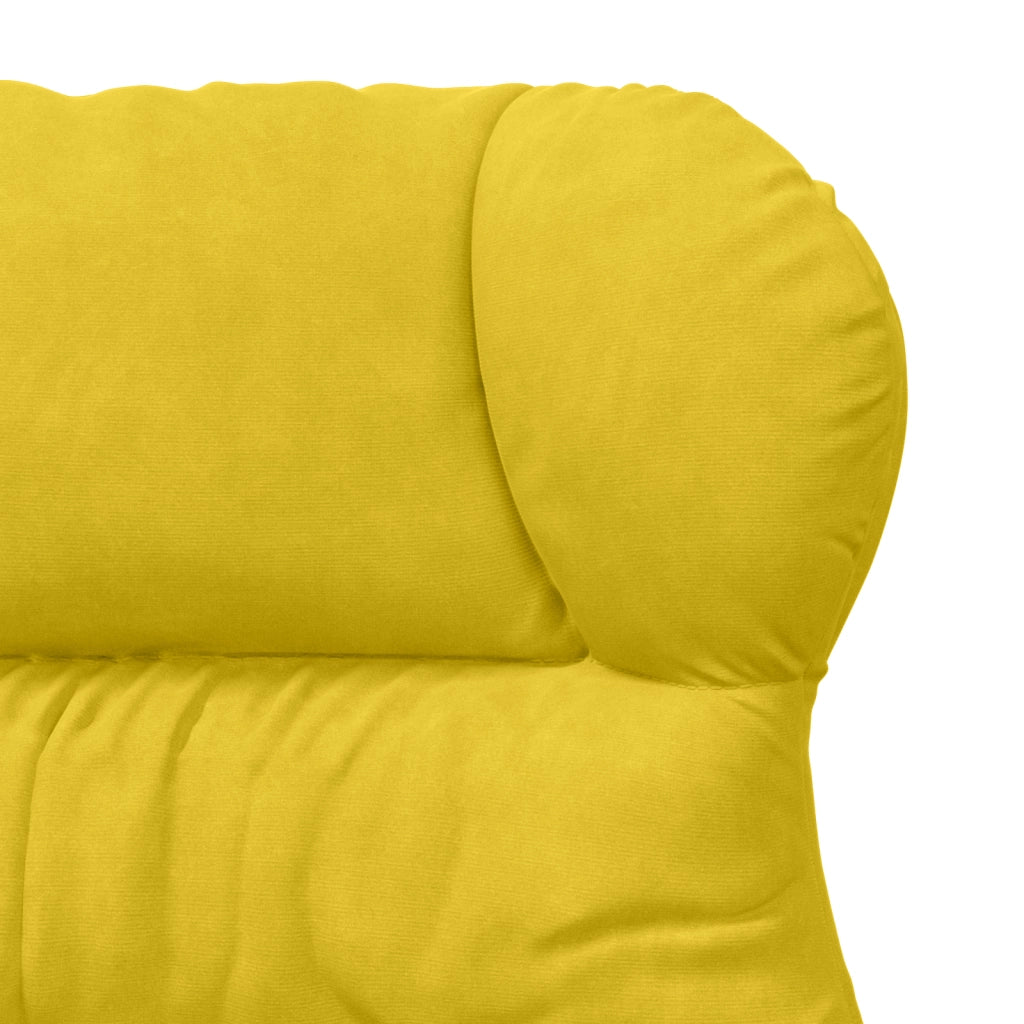 Poltrona Rilassante in Velluto Giallo