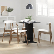Tavolo da bistrot Rovere Nero 60x60x75 cm in Legno Multistrato 862494