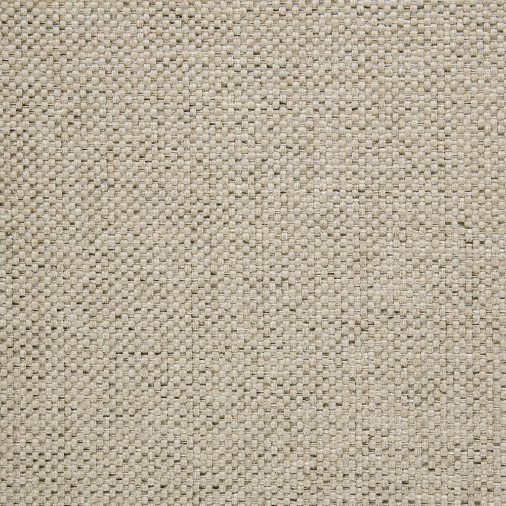 Set di 2 sedie da pranzo con seduta in tessuto beige e marrone e struttura in legno massiccio retrò senza braccioli