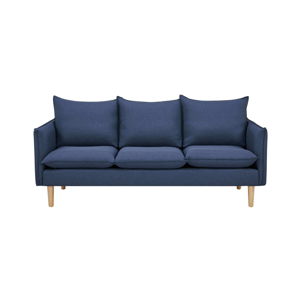 Divano 3 posti stile scandinavo in Tessuto cm 188x82x84 - LEO