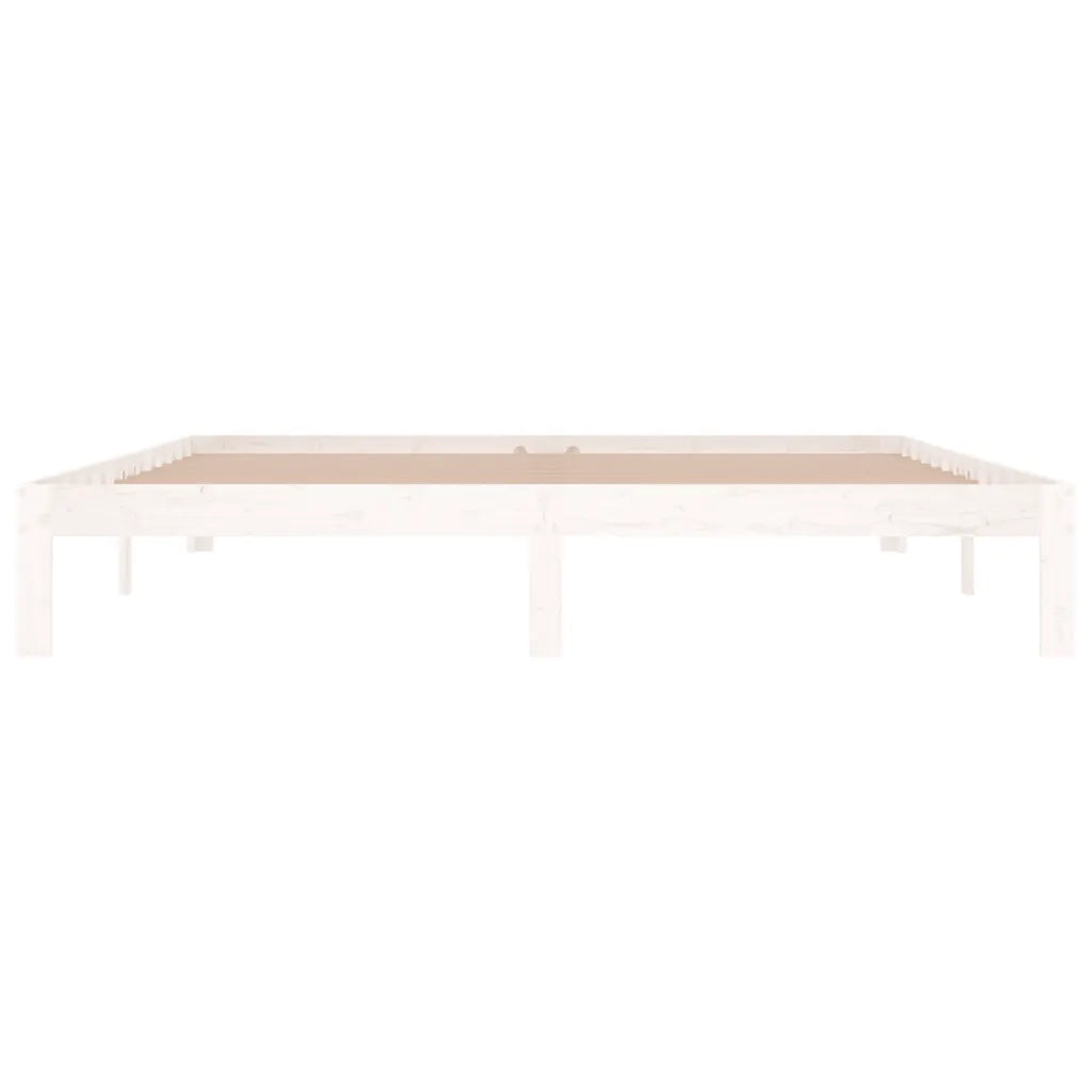 Giroletto Bianco in Legno Massello 180x200 cm Super King 810381
