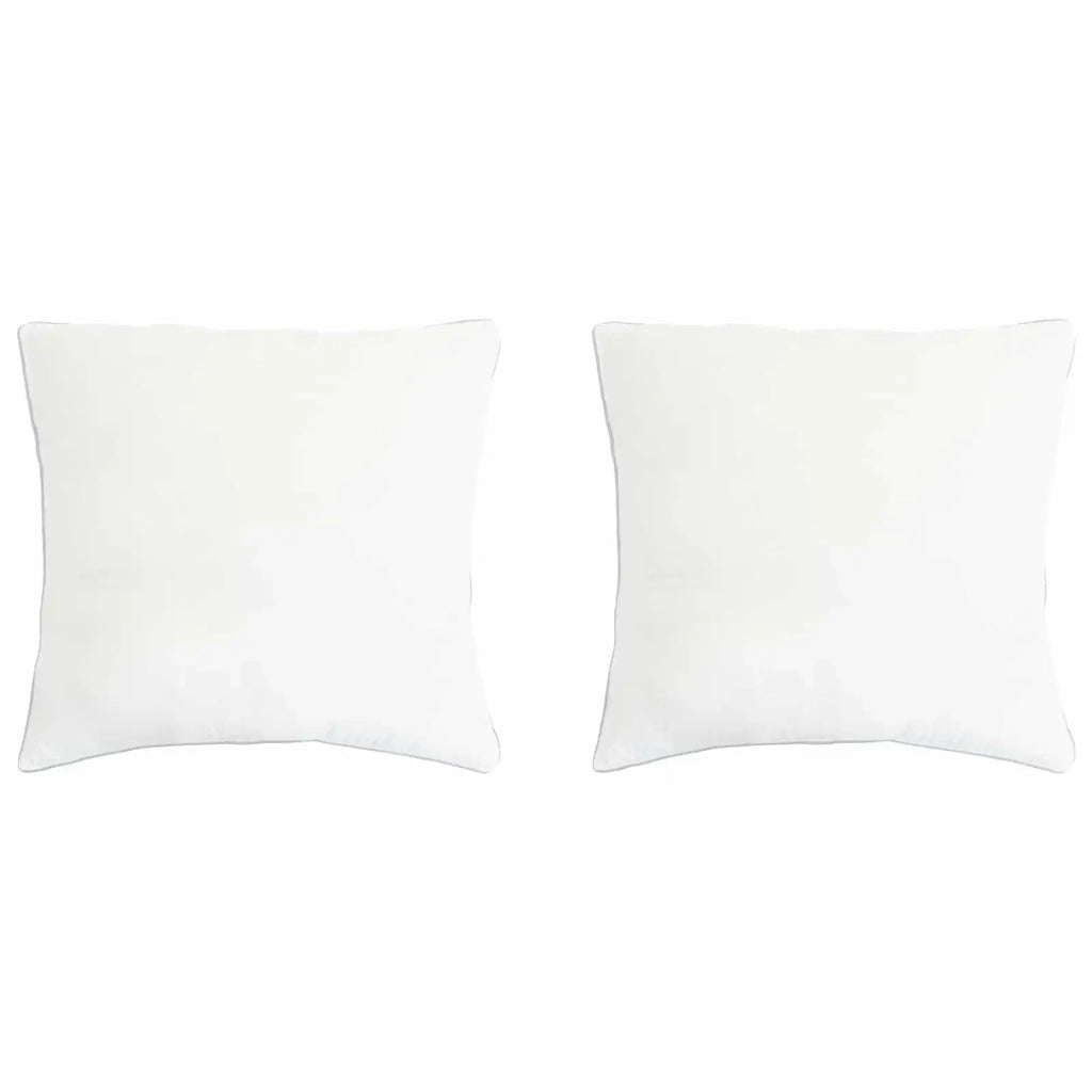 Cuscino 2 pcs Bianco 80 x 80 cm Fibra di bambù 42042039