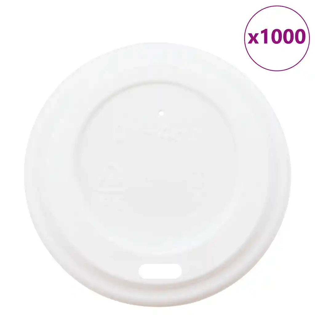 Coperchi Tazze da CaffÃ¨ Carta Ã˜60mm 4oz 1000 pz Plastica Bianca
