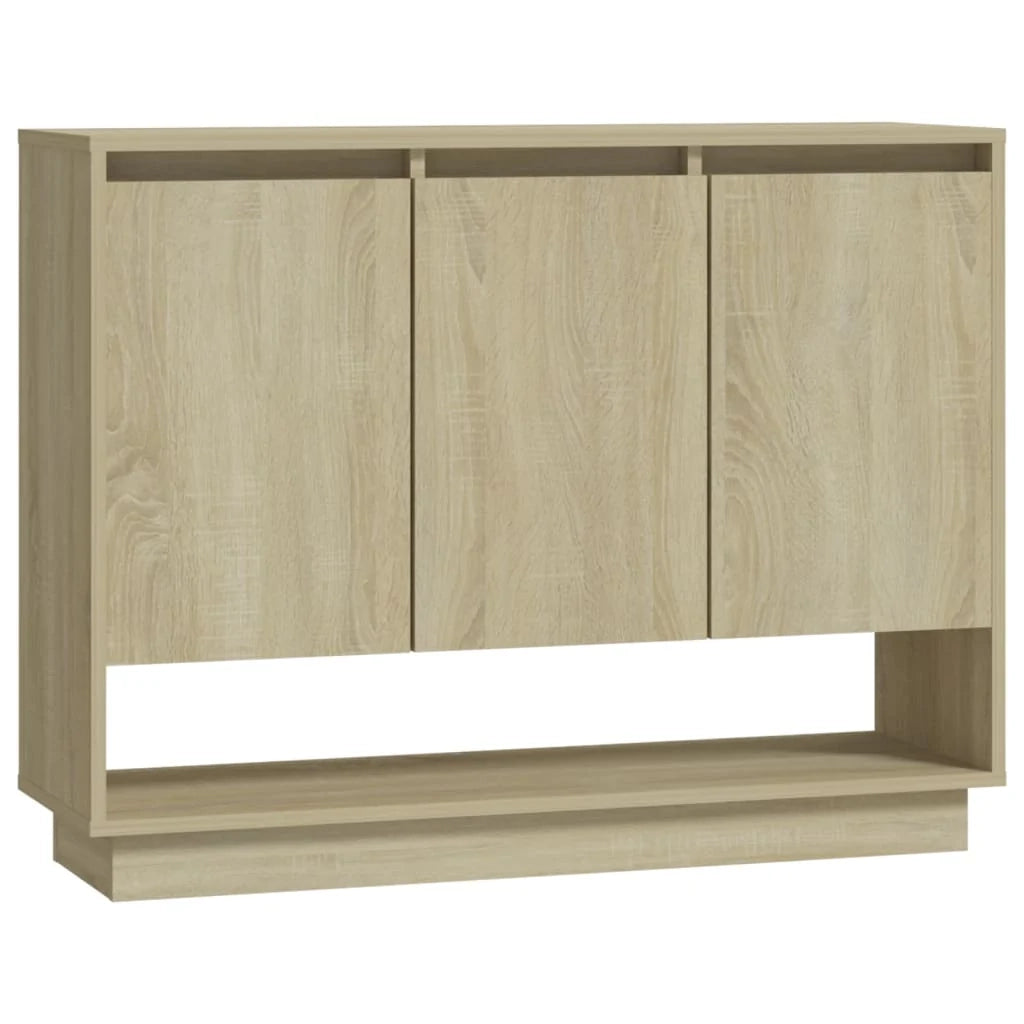Buffet credenza cassettiera armadio mobile contenitore organizer cucina soggiorno Sonoma 97 x 31 x 75 cm legno ingegnerizzato beige 02_0031741