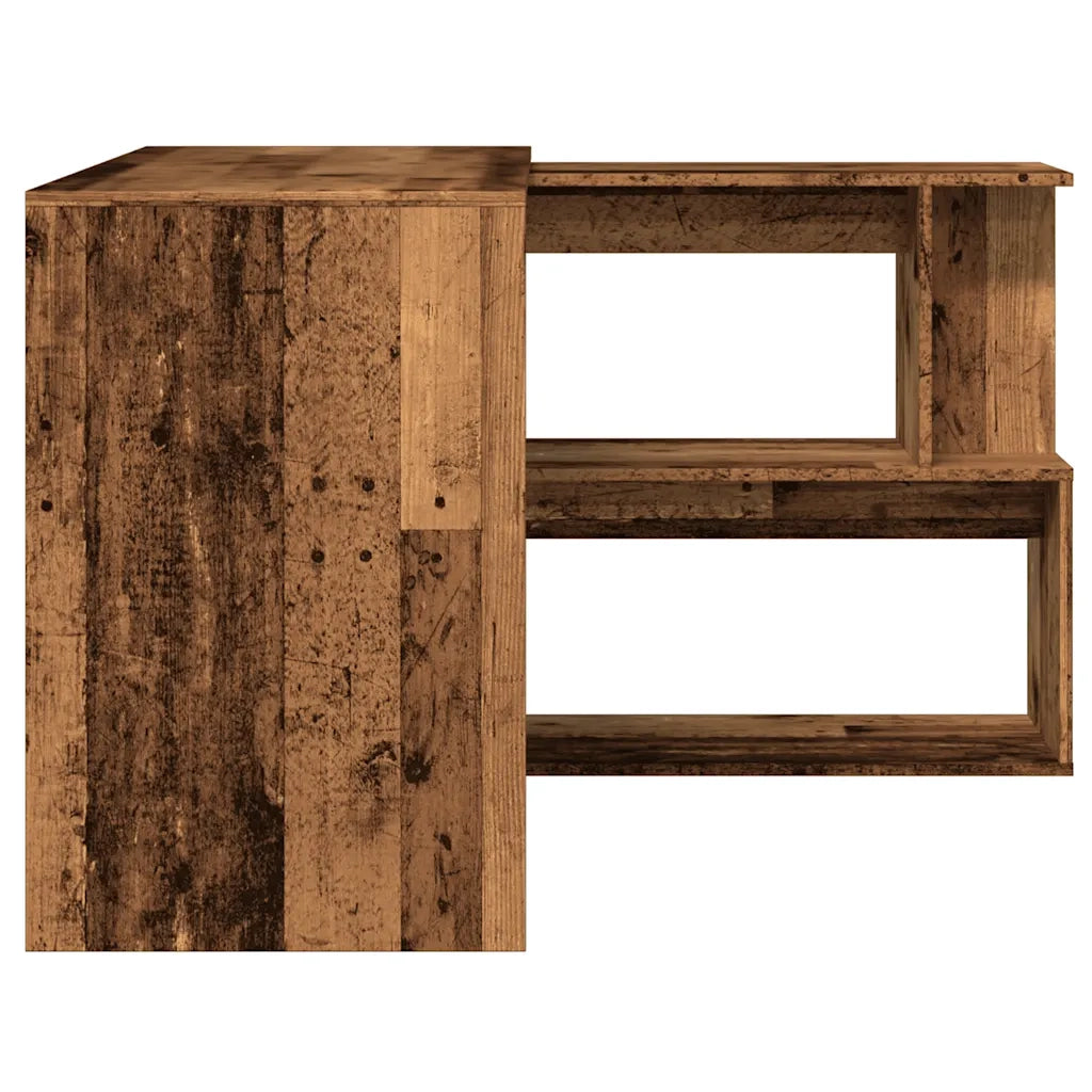 Scrivania ad Angolo Legno Vecchio 200,5x50x76 cm Truciolato