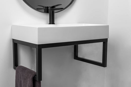 Lavabo In Conglomerato Goya 70cm + Telaio