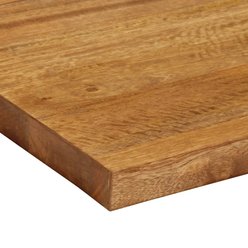 Piano per Tavolo 80x80x3,8 cm Quadrato Legno Massello di Pino 371675