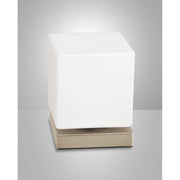 Lampada da Tavolo Brenta Oro Opaco 1 Luce Stile Elegante e Moderno Fabas