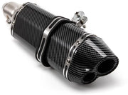 Uscita per motocicletta, 36 mm, 51 mm, uscita universale, slip-on compatibile con ATV Dirt Bike Street Bike Roller (B)