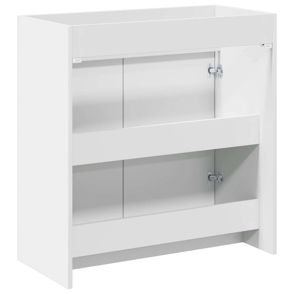 Mobiletto da Bagno Sotto Lavabo Bianco 78,5 x 37,5 x 81 cm