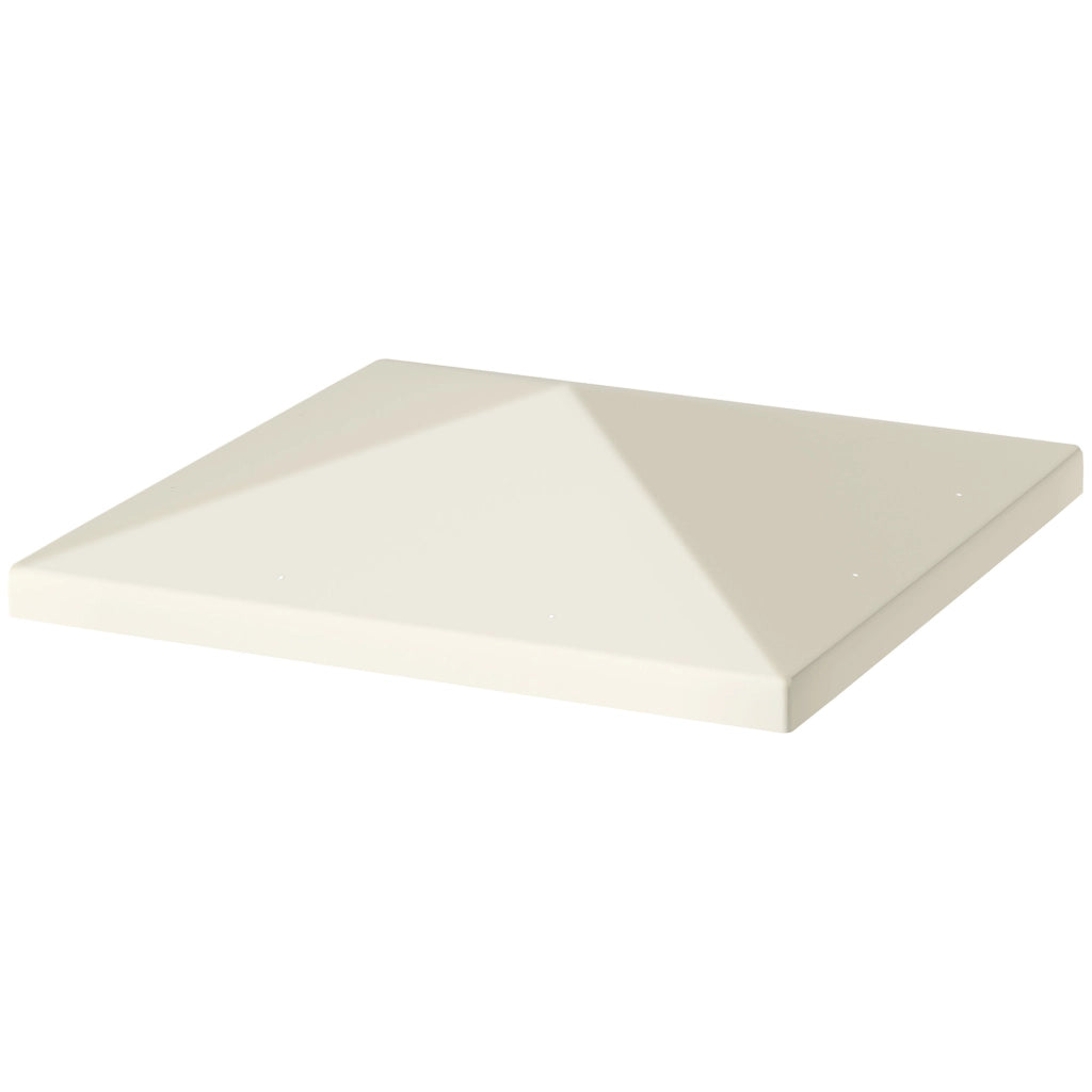 Copertura per Gazebo 3x3 m ¨C Zephmum ¨C Tessuto Oxford 600D, Bianco Crema