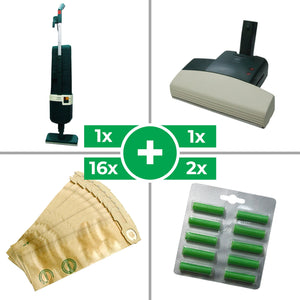 Kit Risparmio Folletto VK 120 con Ricambi Compatibili e Battitappeto Ricondizionato