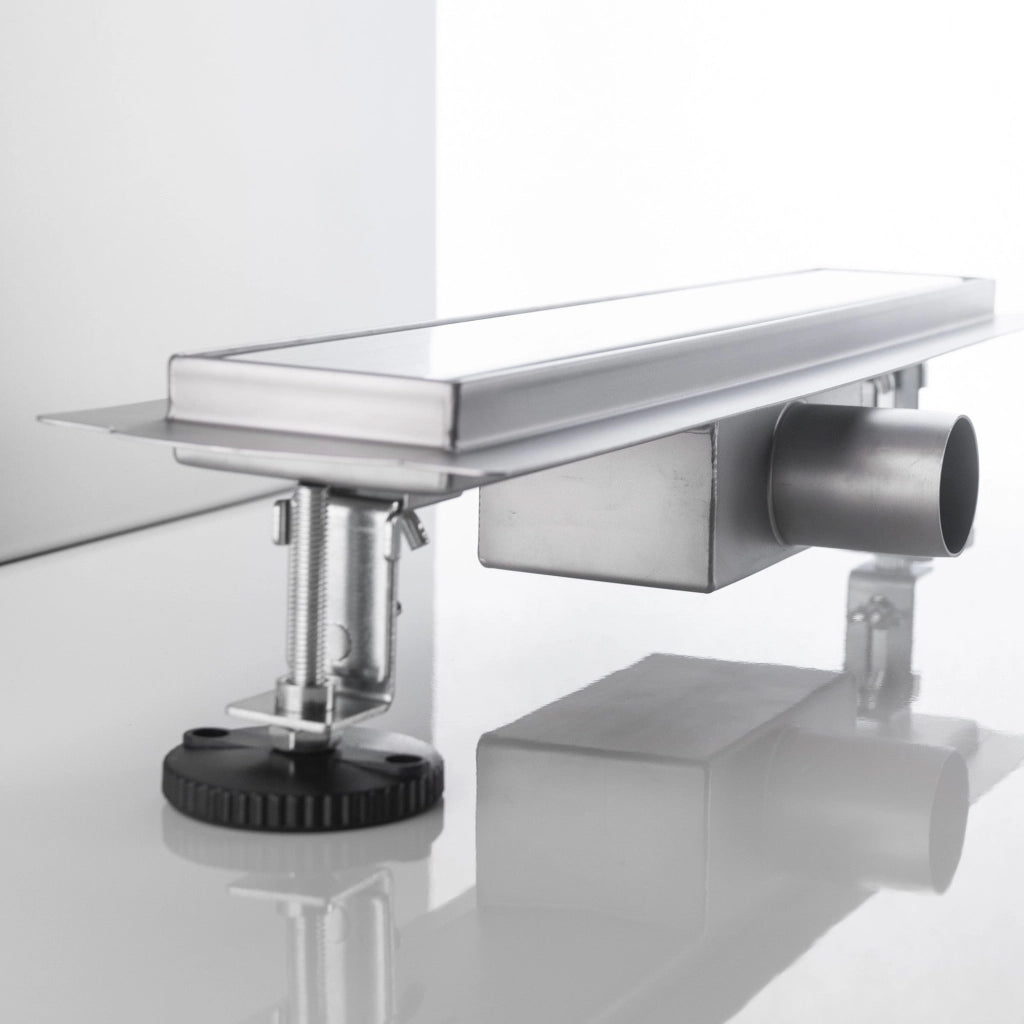 Canalina di Scarico 60x7 cm Piastrellabile in acciaio inox a Pavimento Bonussi