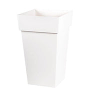 Vaso EDA Tuscany alto quadrato - 39 x 39 x H 65 cm - 62 L - Bianco