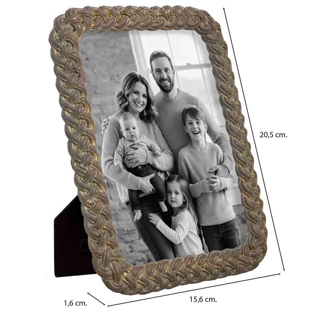 Portafoto 13X18 dorato 15,6x1,6x20,5h cm