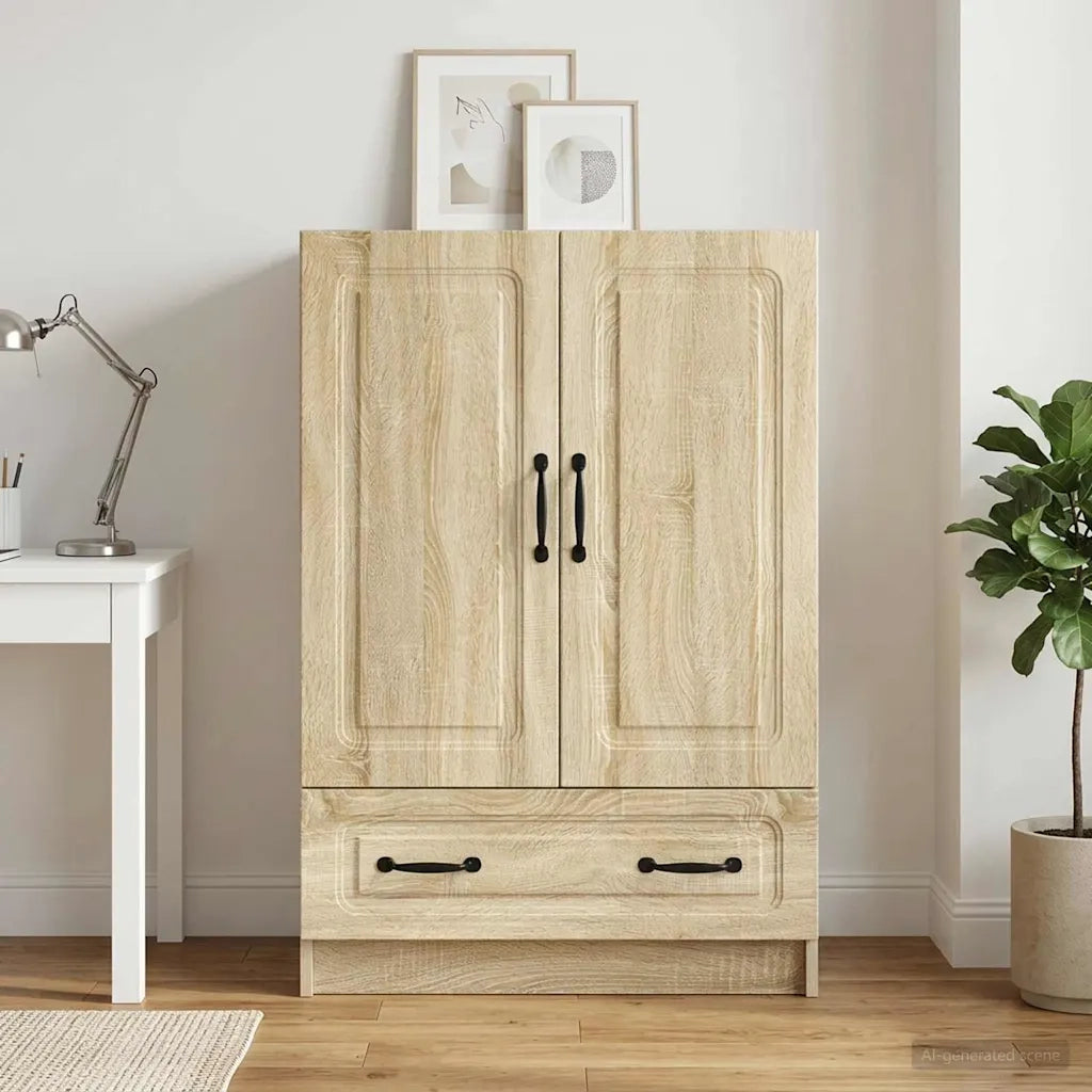 Credenza Rovere Sonoma 66 x 34,5 x 92 cm Legno ingegnerizzato 895817