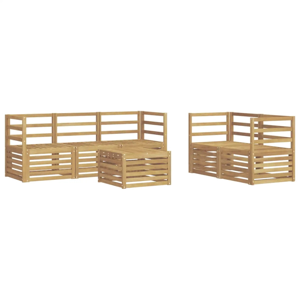 Set divani Legno di Acacia Massello