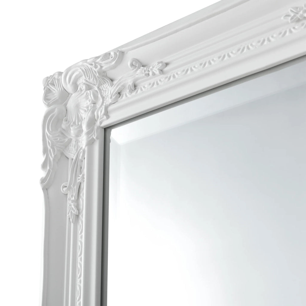 Specchio da parete 132 x 42 x 3,5 cm bianco 03_0007907