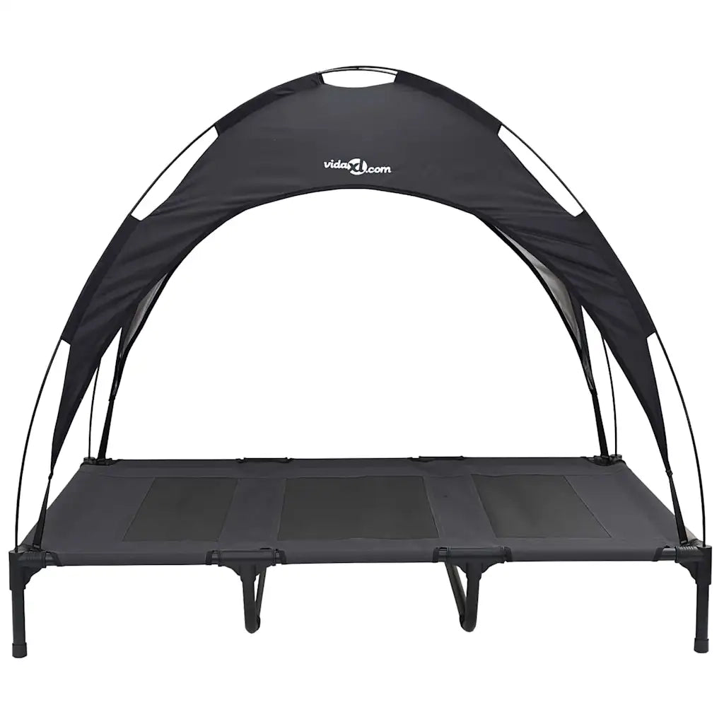 Letto per Cani Nero 122 x 93 x 106,5 cm Acciaio CFW9394842