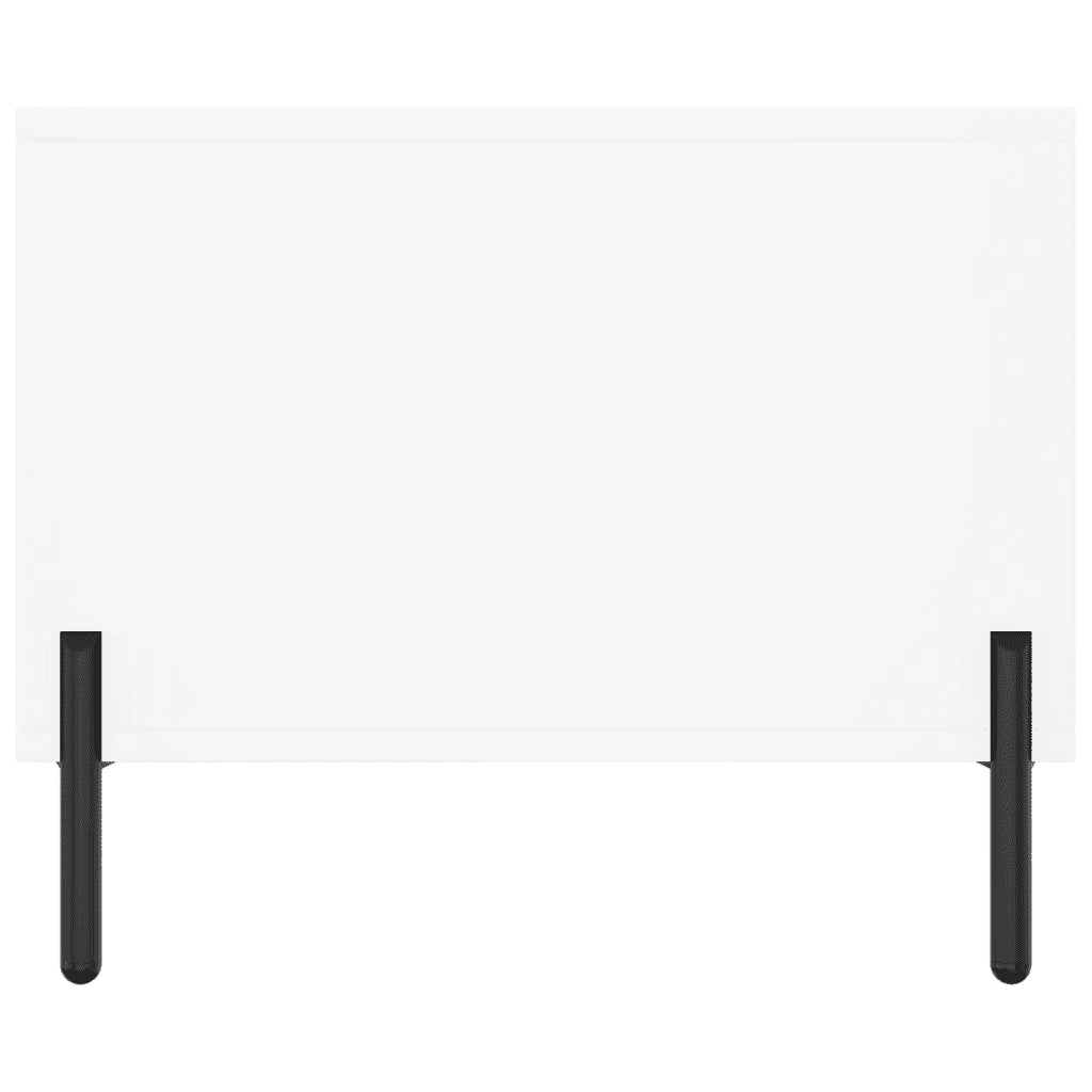 Tavolino da salotto | Tavolino da caff¨¨ | Tavolino da Soggiorno Bianco 90x50x40 cm in Legno Multistrato