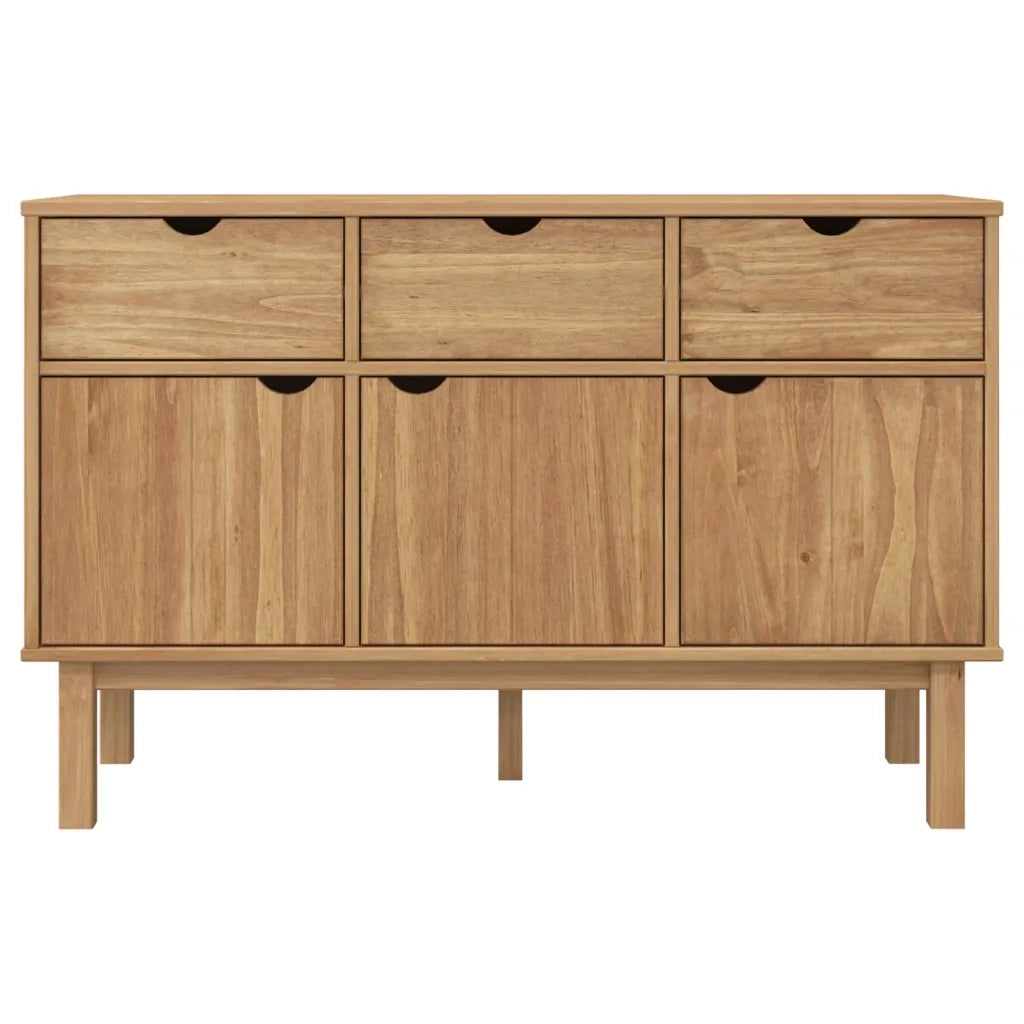 Credenza | Madia | Buffet da pranzo | Armadio da pranzo OTTA 114x43x73,5 cm in Legno Massello di Pino