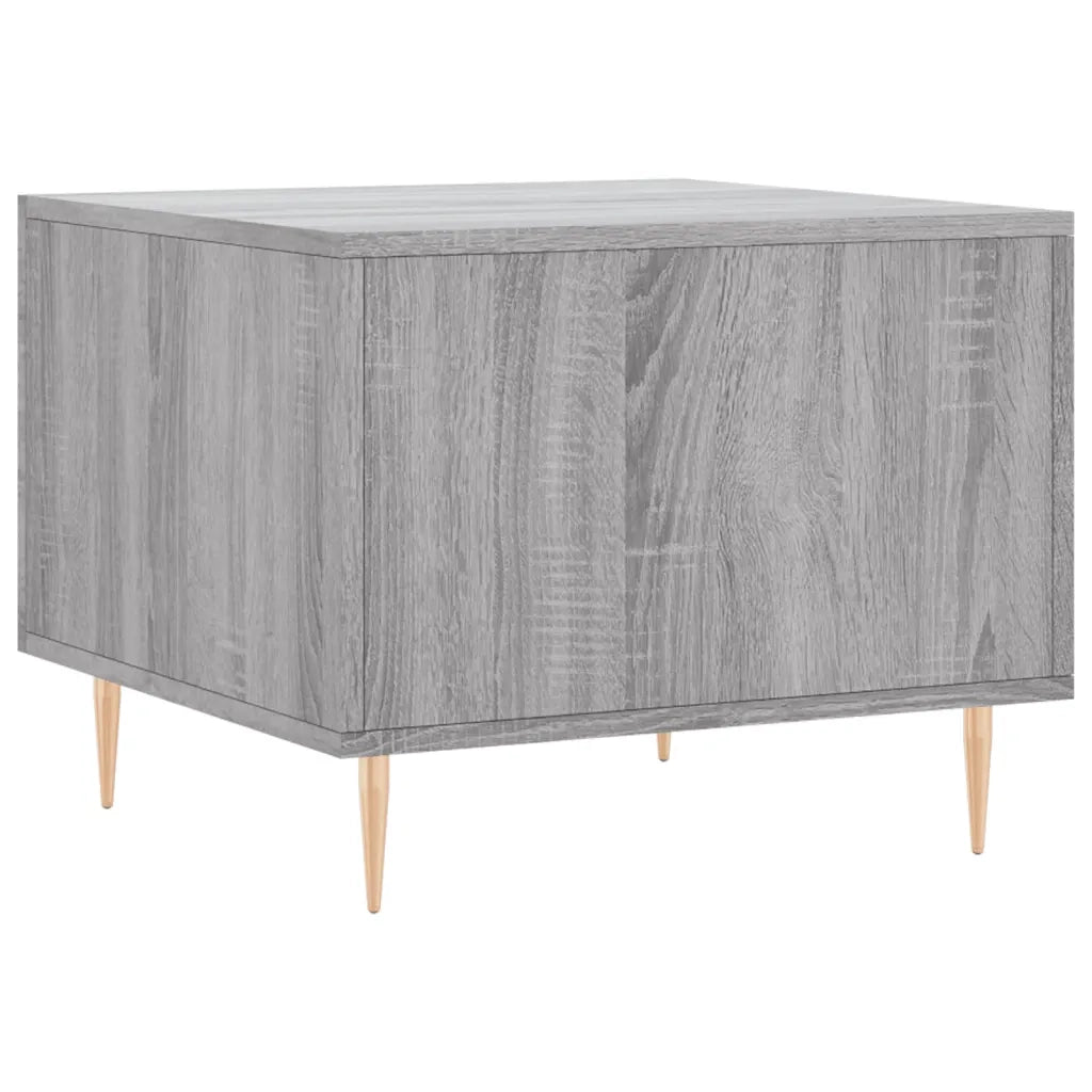 2 pz Tavolini salotto | Tavolino da caff¨¨ | Tavolino da Soggiorno Grigio Sonoma 50x50x40cm Legno Multistrato