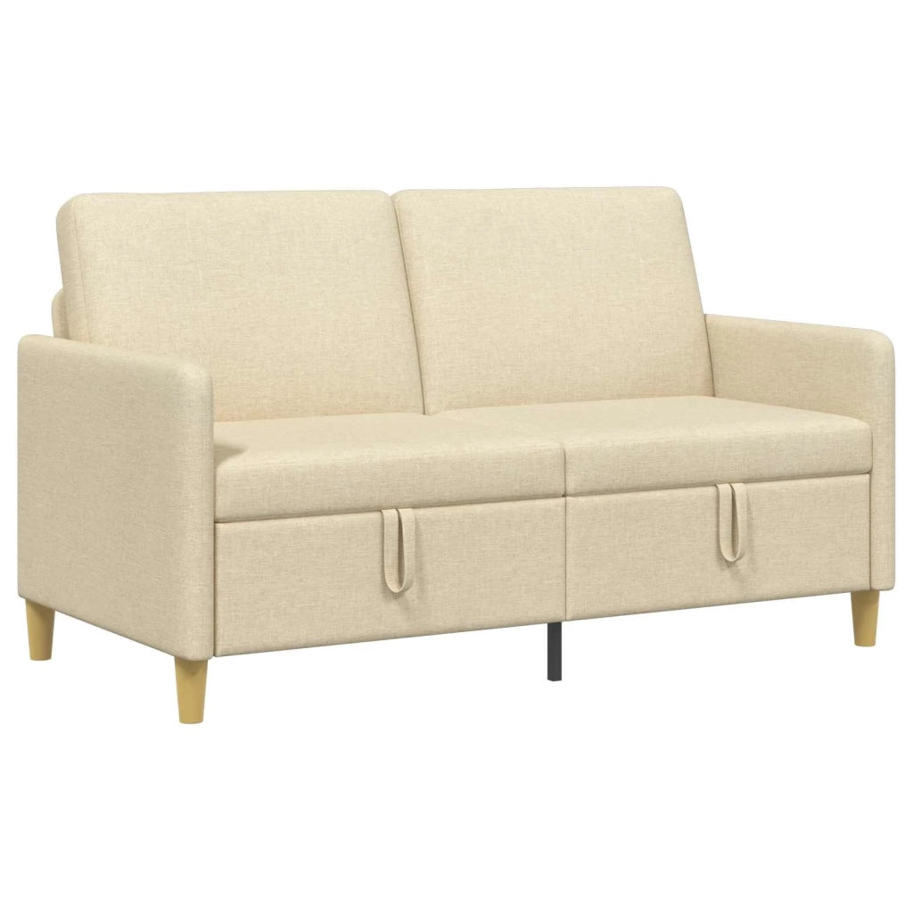 Divano con Storage Crema 152 x 78 x 87 cm Poliestere 42036926