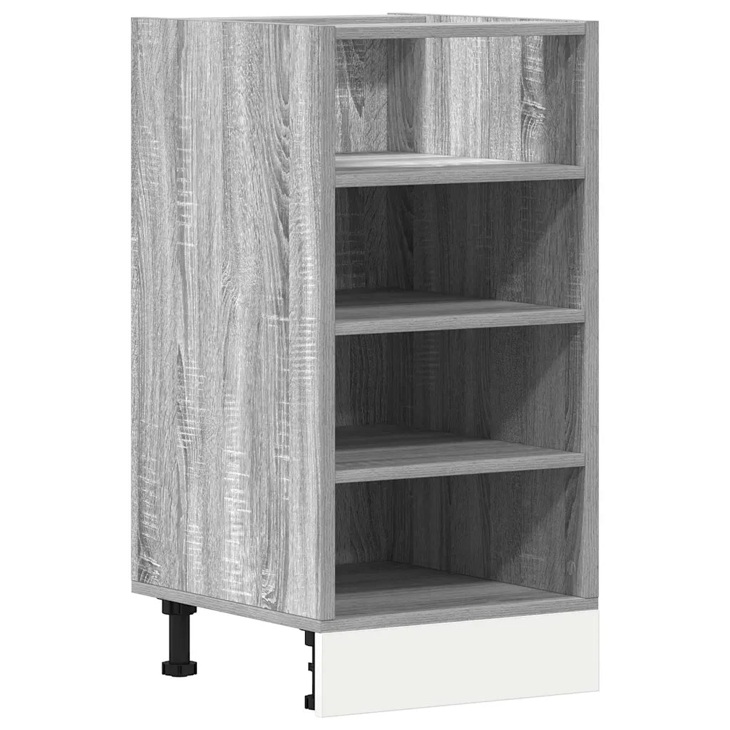 vidaXL Armadio Inferiore “Riga” Grigio Sonoma 40x44,5x81,5 cm