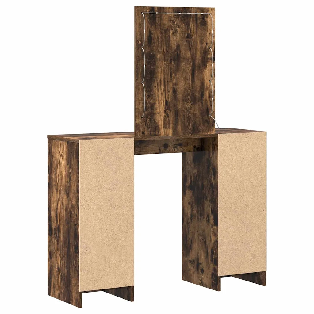 Tavolo da Trucco Marrone 102 x 33 x 135 cm Legno multistrato 865185