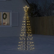 Albero di Natale a LED con Punte 220 LED Bianco Caldo 180 cm 358100