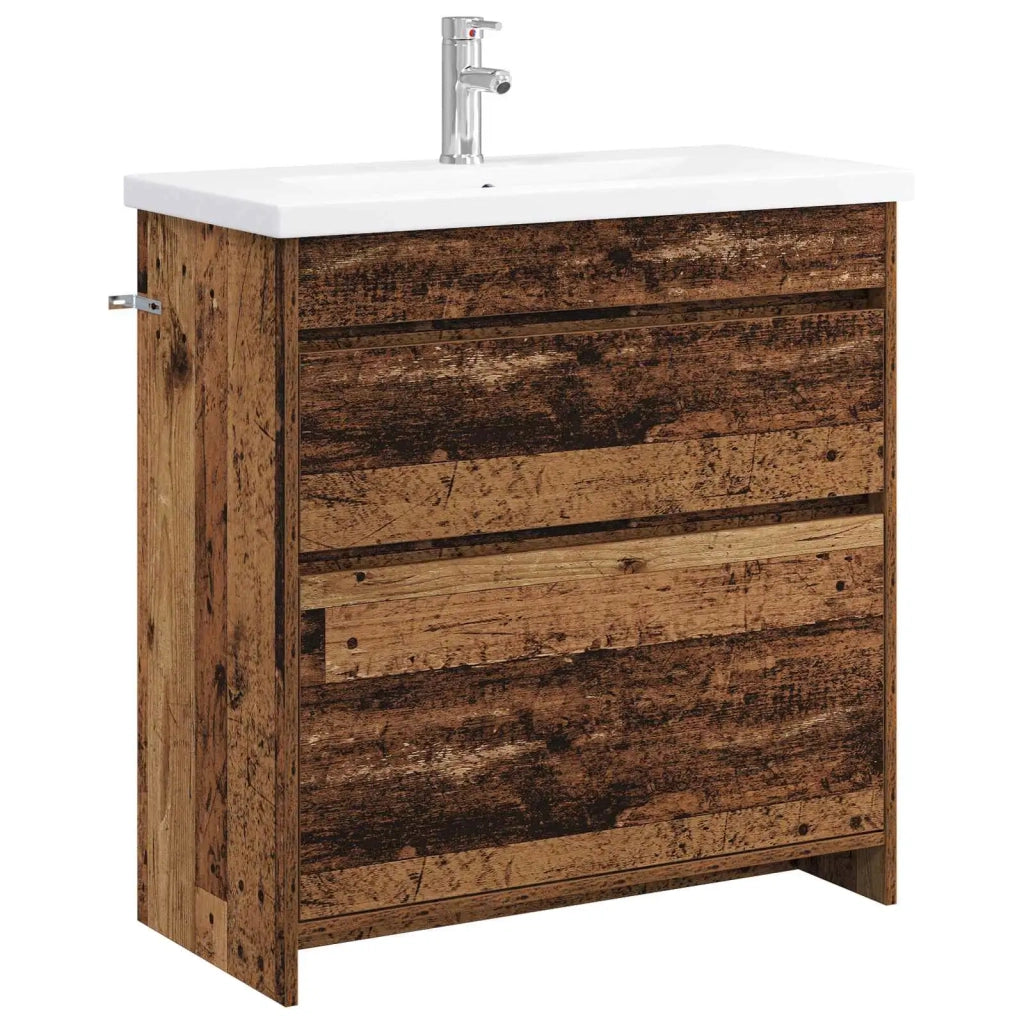 Set di mobili per il bagno Legno antico 81 x 40 x 84,5 cm 3404272