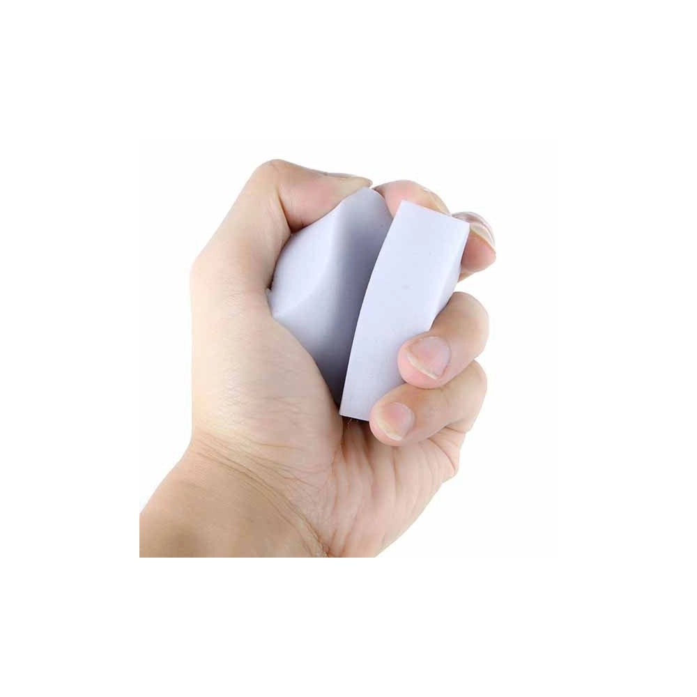 Trade Shop - Confezione 3 Spugne Magiche Ecologiche Bianche Pulisci Cancella Rimuovi Macchie -