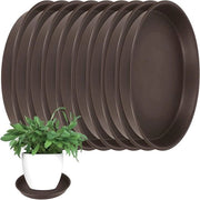 10 Set di vasi per piante - Ø30 cm - Vasi per piante sottovaso - Adatti per giardino interno ed esterno