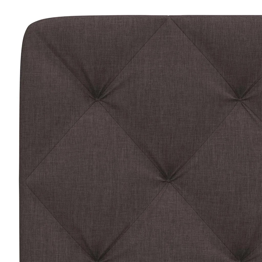 Cuscino Testiera Marrone Scuro 180 cm in Tessuto 4019236
