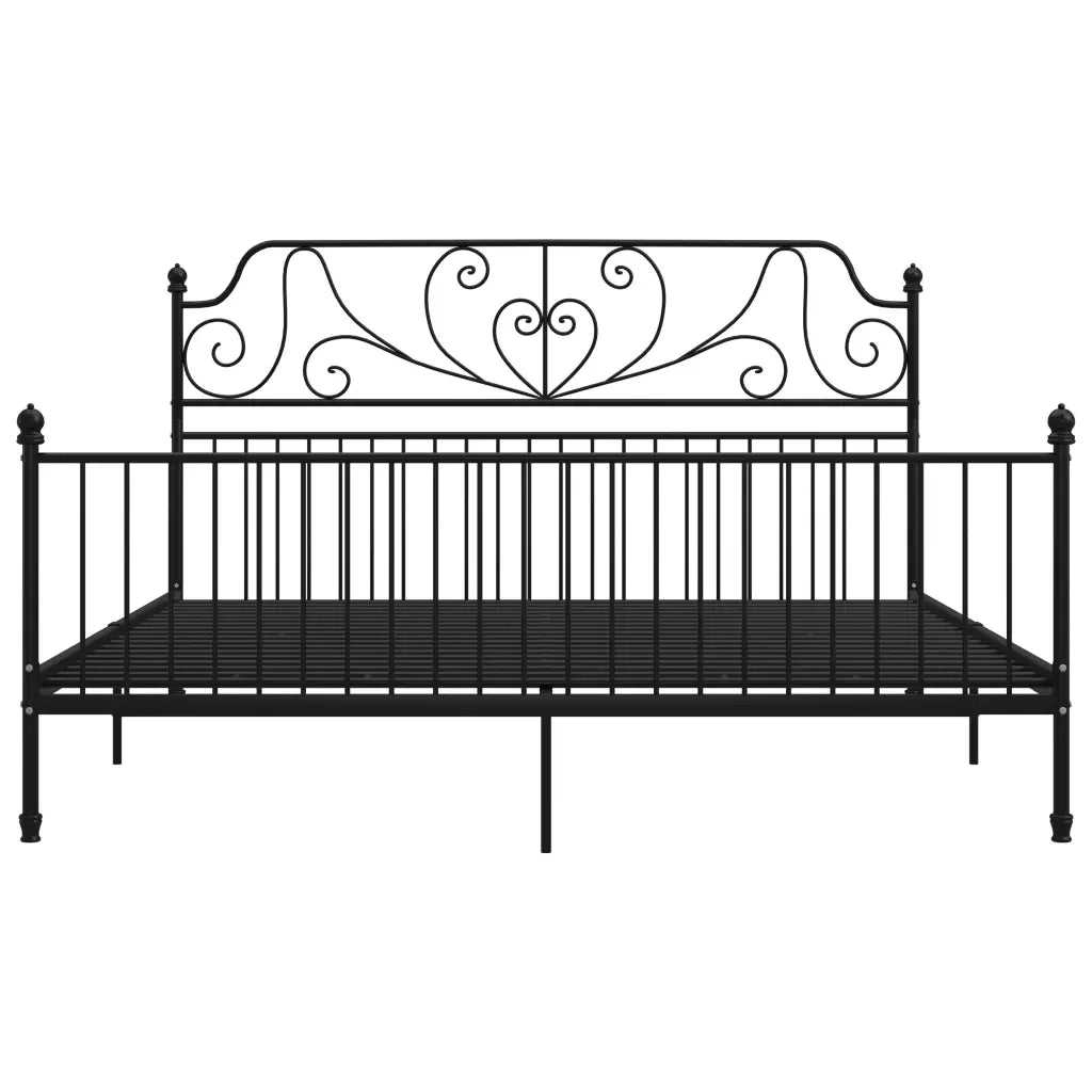 Giroletto Nero in Metallo 180x200 cm 324856