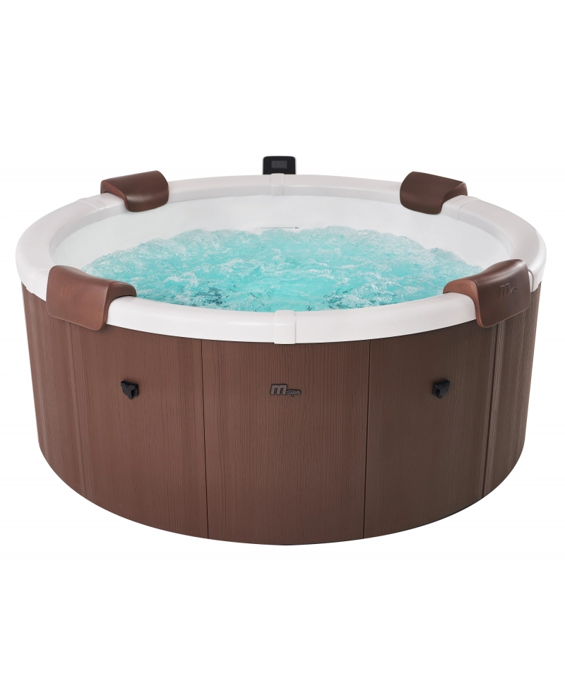 Minipiscina Idromassaggio Tonda 182cm Riscaldatore, Led Mspa Rova Plus