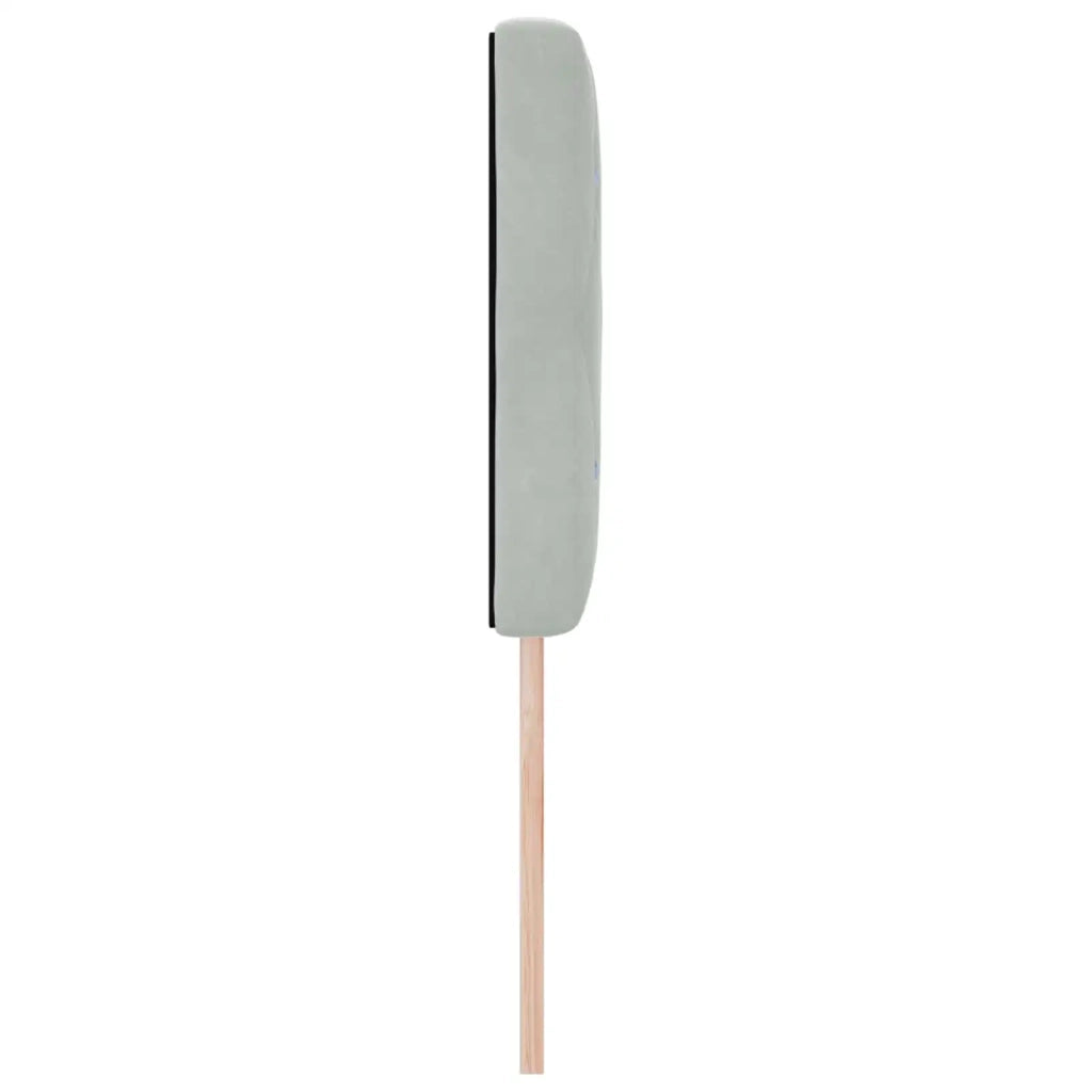 Testiera-Testata-Testiera Decorativa Grigio chiaro 160 cm Pelle Sintetica 788417