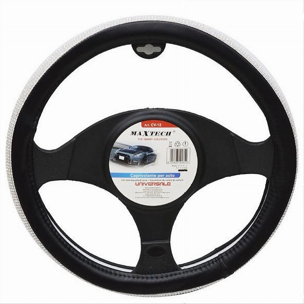 Trade Shop - Coprivolante Universale Per Sterzo Auto Fodera Protezione Accessorio 38 Cm Cv-12 -